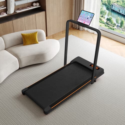 Compact Folding Treadmill with Adjustable Incline & Handrail - image 36