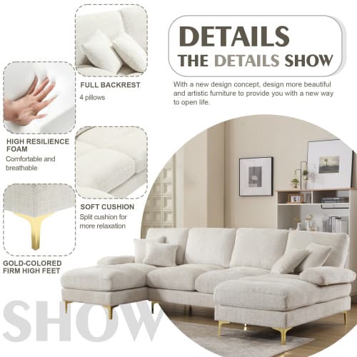 Create Your Perfect Social Hub with a Modular U-Shaped Sofa - image 3