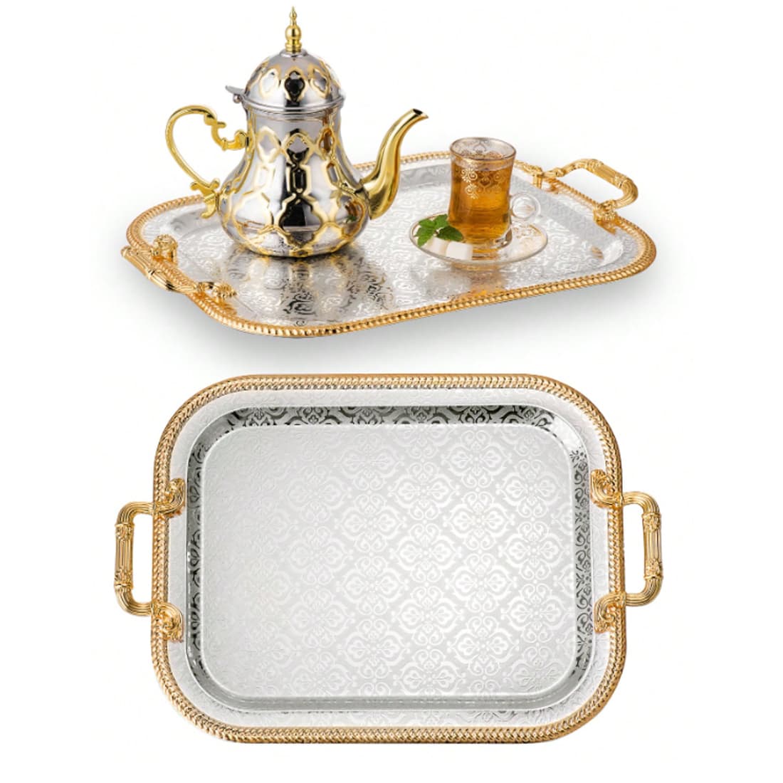 Transform Your Hosting with This Elegant Gold Tray Set - image 14