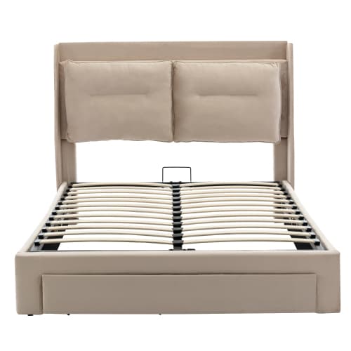 Transform Your Bedroom with this Premium Velvet Storage Bed - image 39