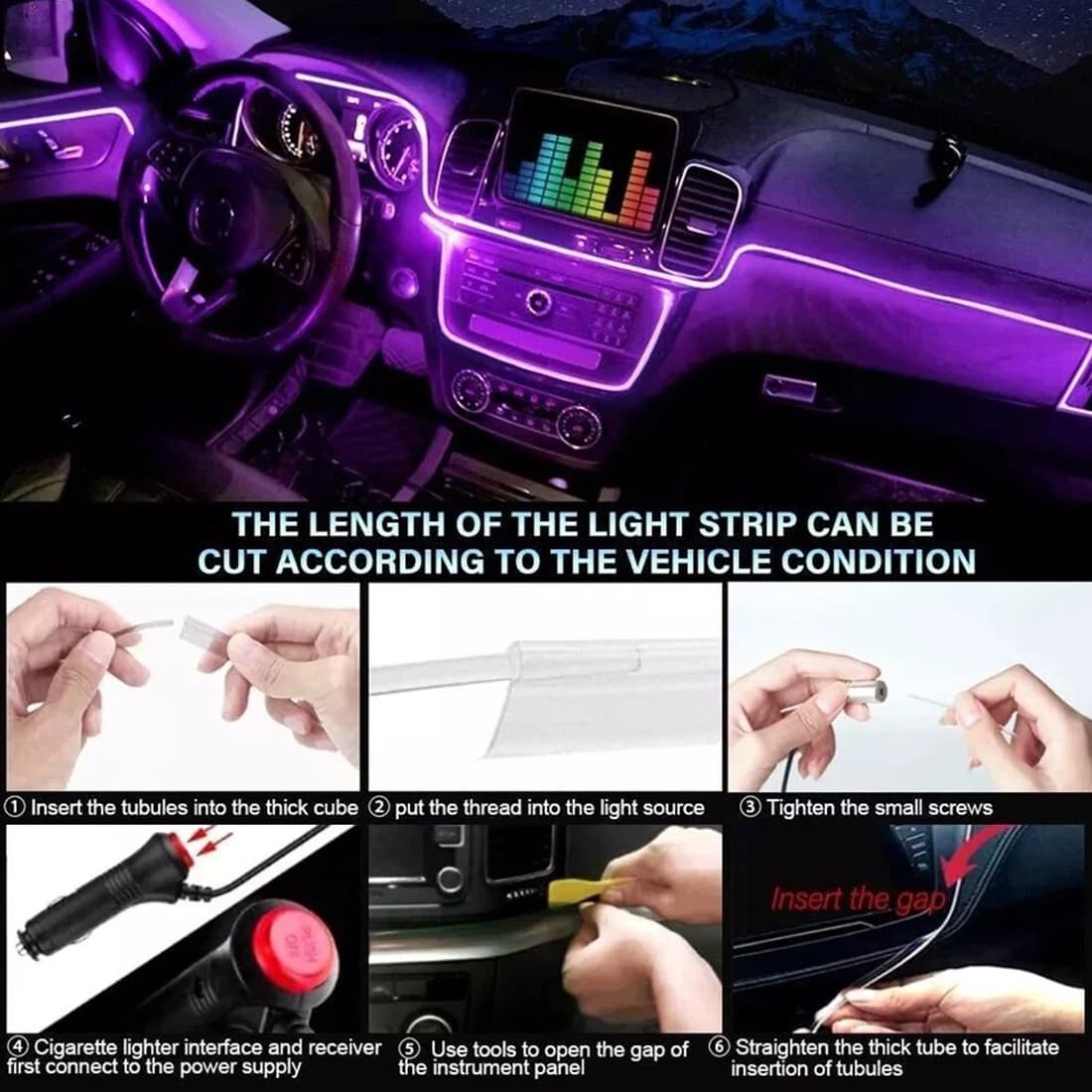 Transform Your Drive with App-Controlled RGB Car Lighting - image 7