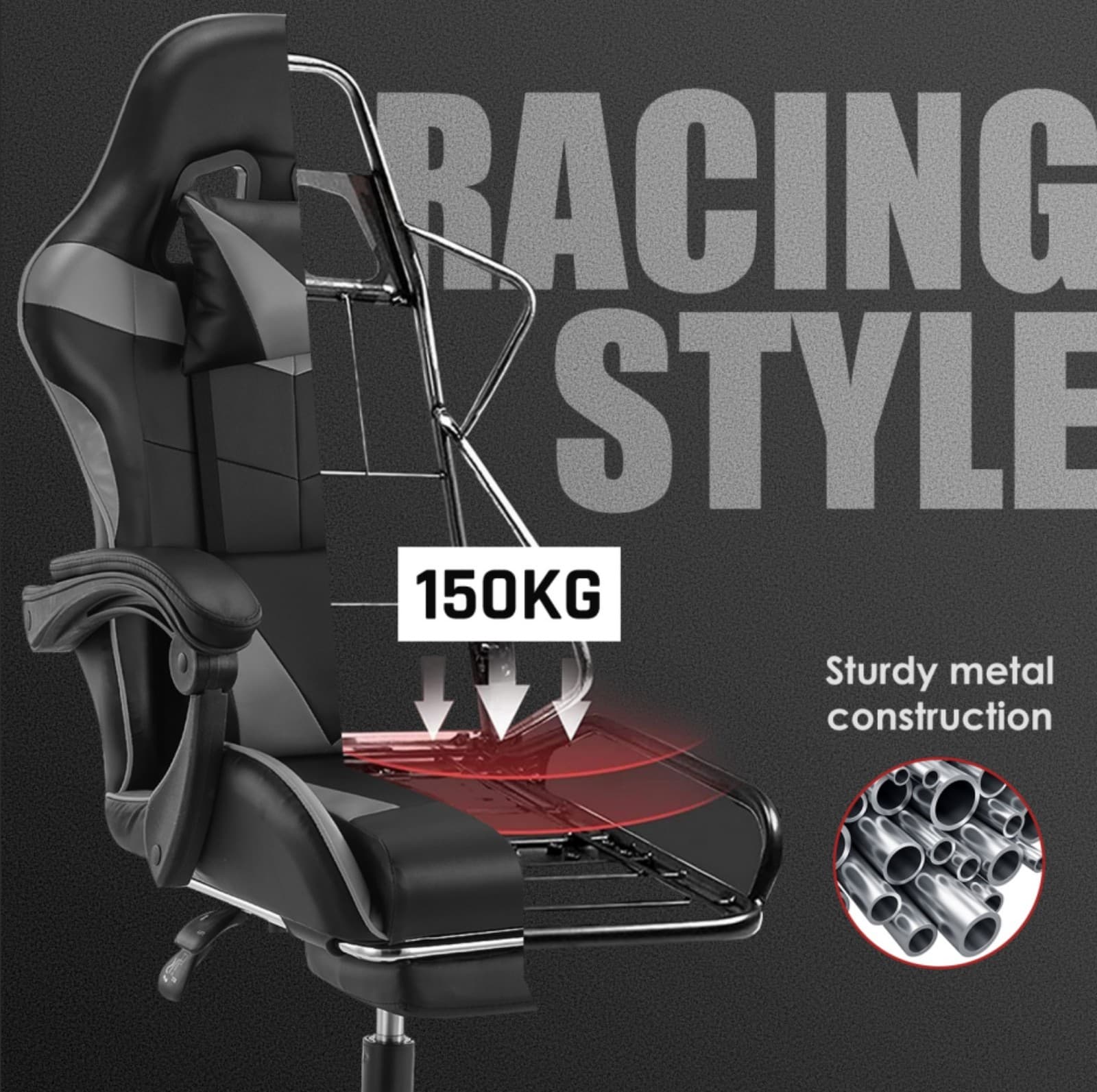 Premium Reclining Gaming Chair for Effortless Comfort - image 12
