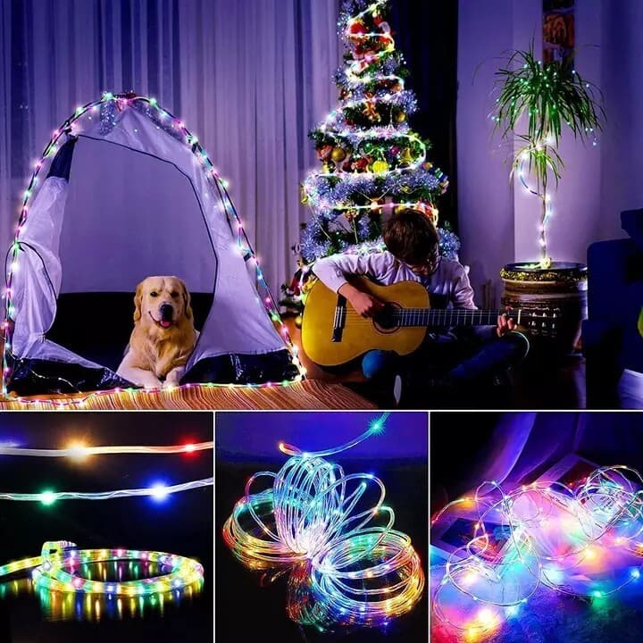Multicolour LED Rope Lights – 12M USB Powered for Garden & Party - image 7