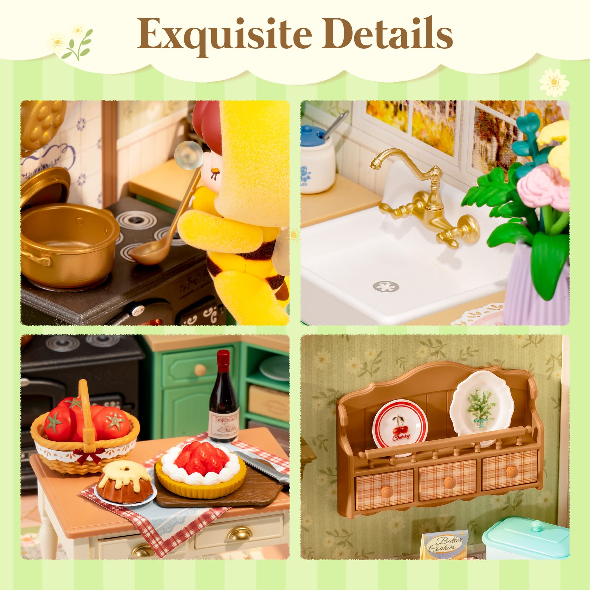 Transform Your Space with the Rolife Miniature Tea Room - image 17