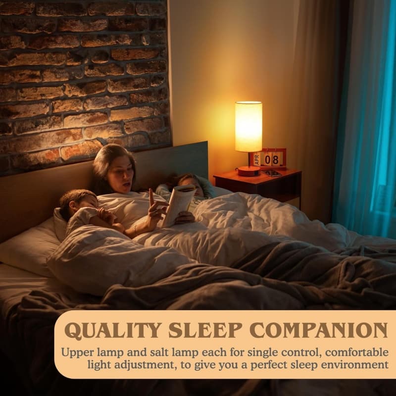 Effortless Lighting: 3-Way Dimmable Bedside Lamp with USB - image 6
