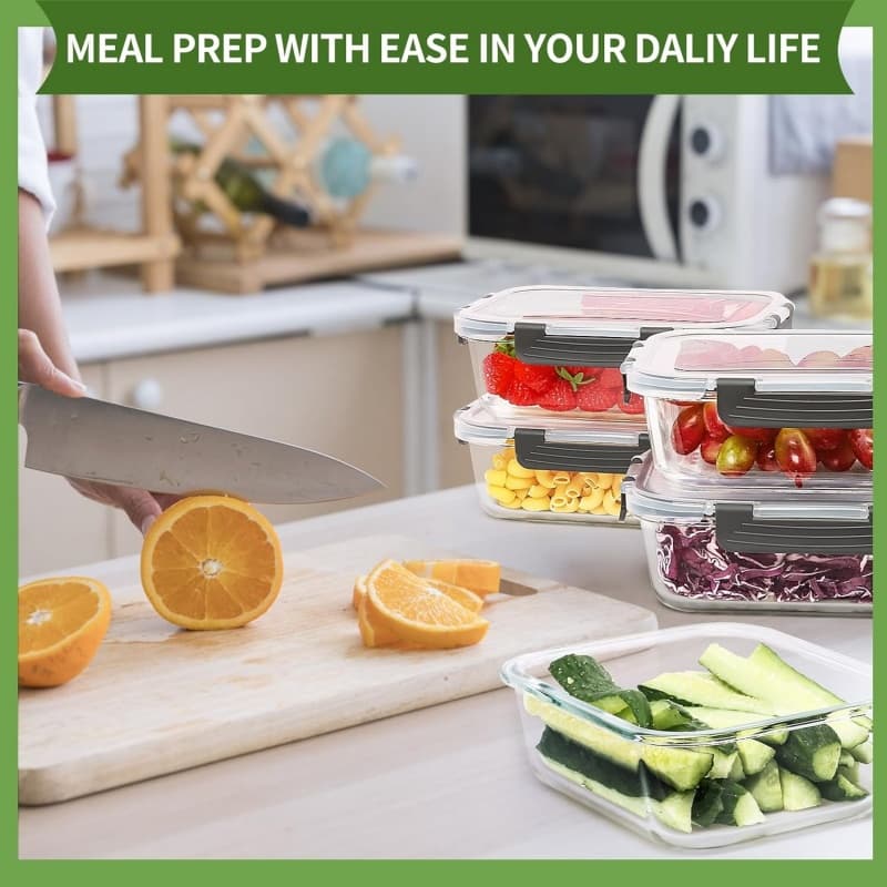 Transform Your Kitchen with 5 Airtight Glass Containers - image 10