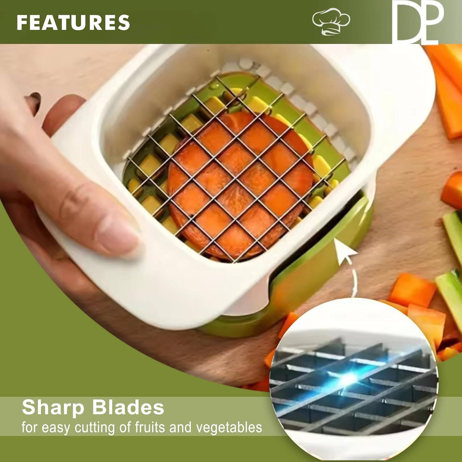 Multi-functional Manual Chopper for Vegetables and Fruits - image 5