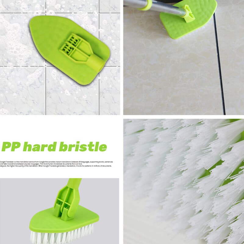 3-in-1 Telescopic Bathroom Cleaning Brush with Interchangeable Heads - image 17