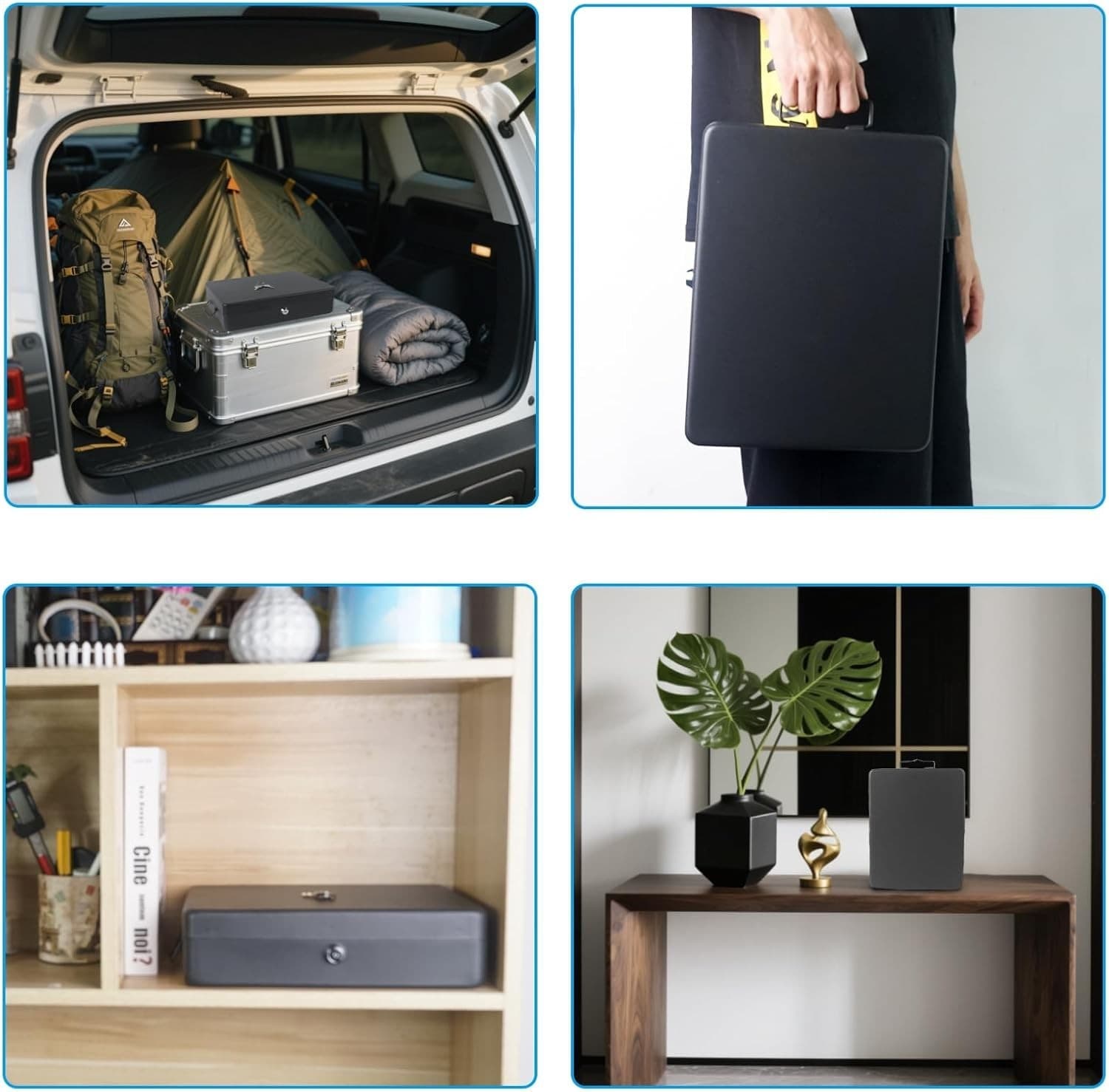 12-Inch Portable Steel Security Safe for Home & Office - image 1