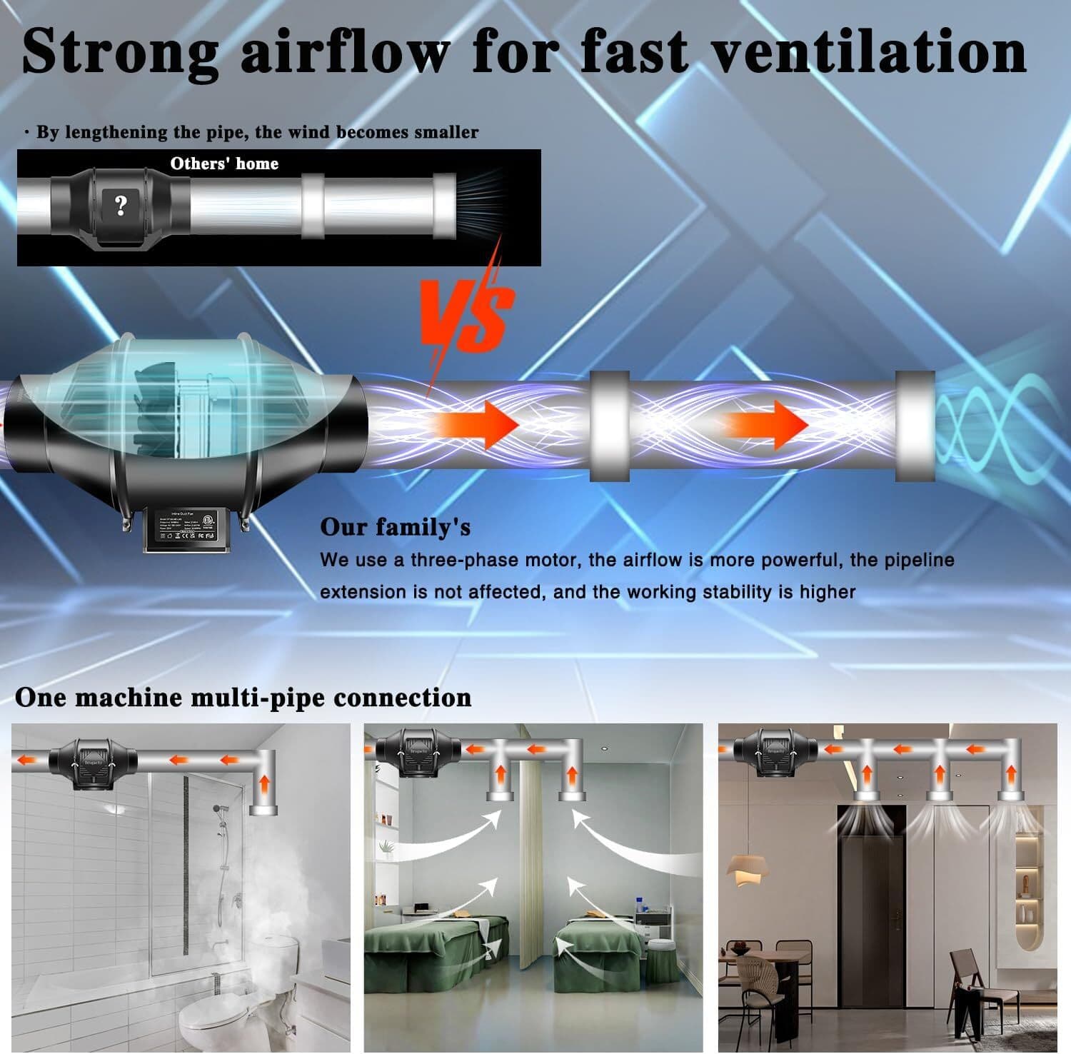 Quiet 100mm Inline Extractor Fan for Effortless Ventilation - image 5