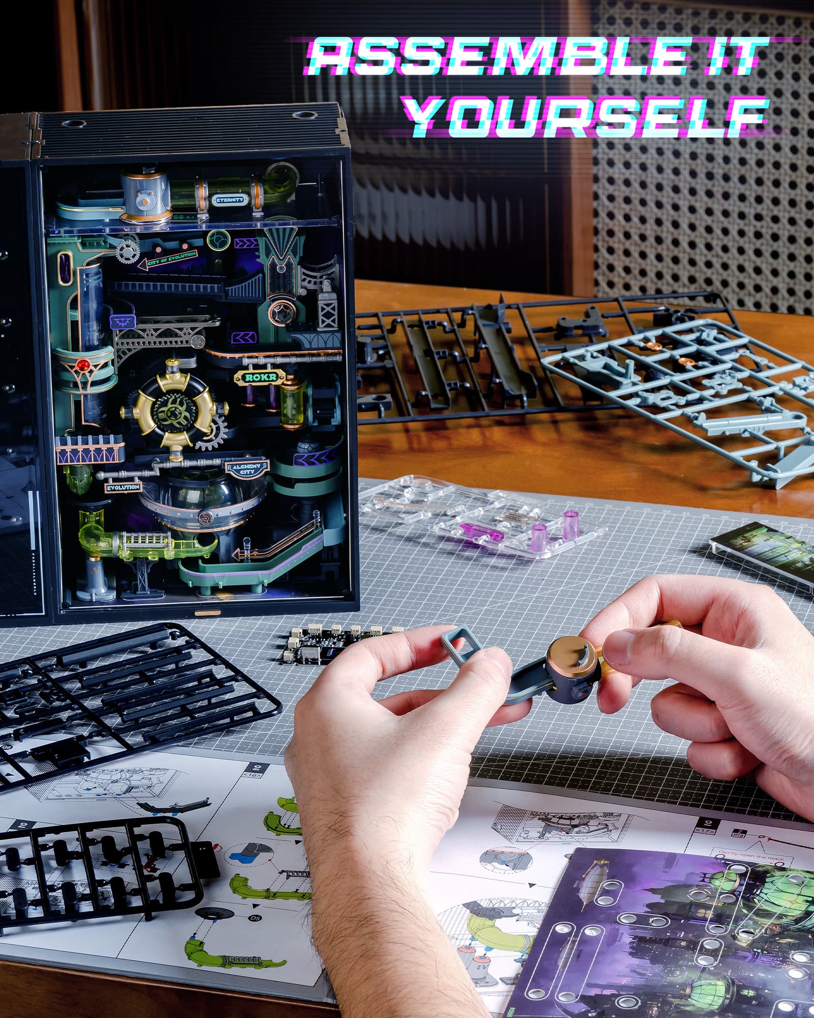 Build a Glowing Cyberpunk Pinball City on Your Desk - image 11