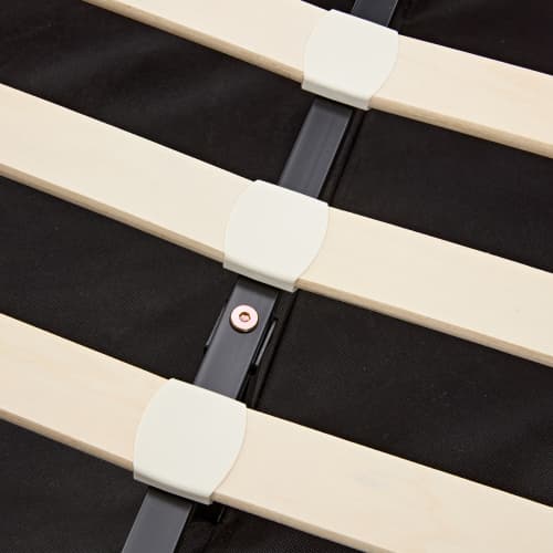 Grey Upholstered Double Bed (4ft6) with Storage, LED Lights & USB Port - image 7