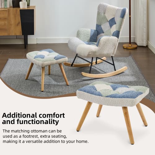 Relax in Style with Our Premium Teddy Rocking Chair - image 3