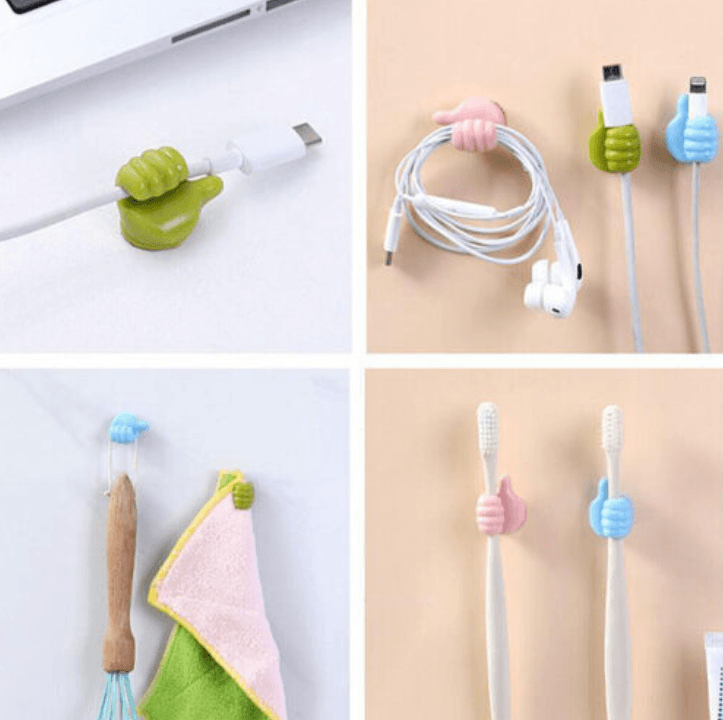Self-Adhesive Thumb Hooks for Cables and Small Items - image 11