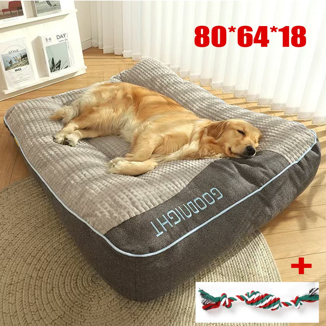 Premium Light Brown Dog Sofa Bed for Ultimate Comfort - Default