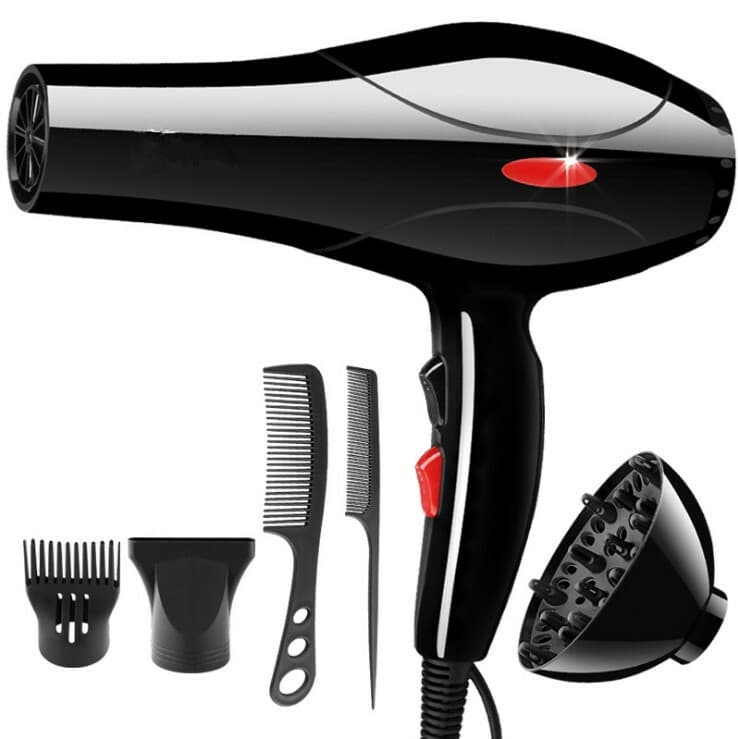 High-Power Hair Dryer with Full Styling Attachment Set - image 5