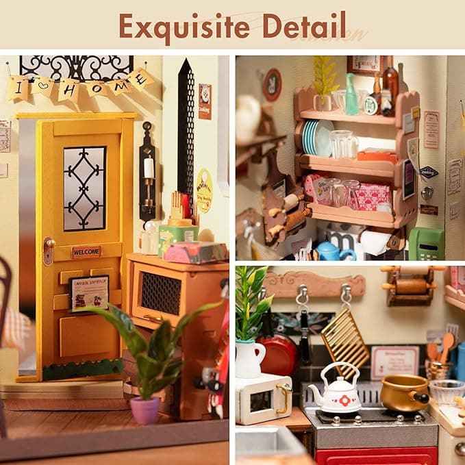 DIY Miniature Model Kit: Rolife's Happy Kitchen - image 8