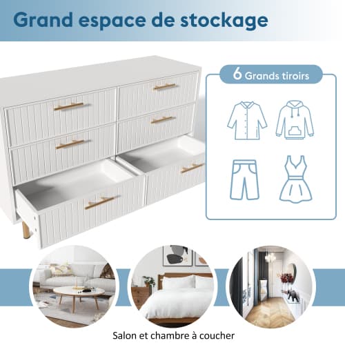 Discover Effortless Style with a Ribbed 6-Drawer Sideboard - image 18