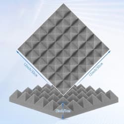 Professional Grey Acoustic Foam Panels for Pure Sound - Default