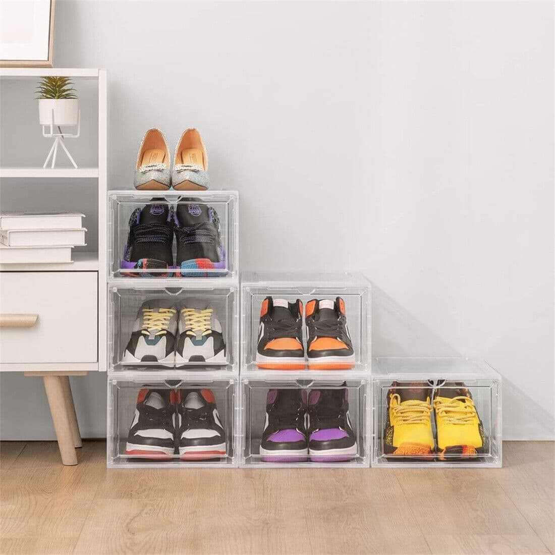 Clear Stackable Shoe Organiser Boxes - image 8