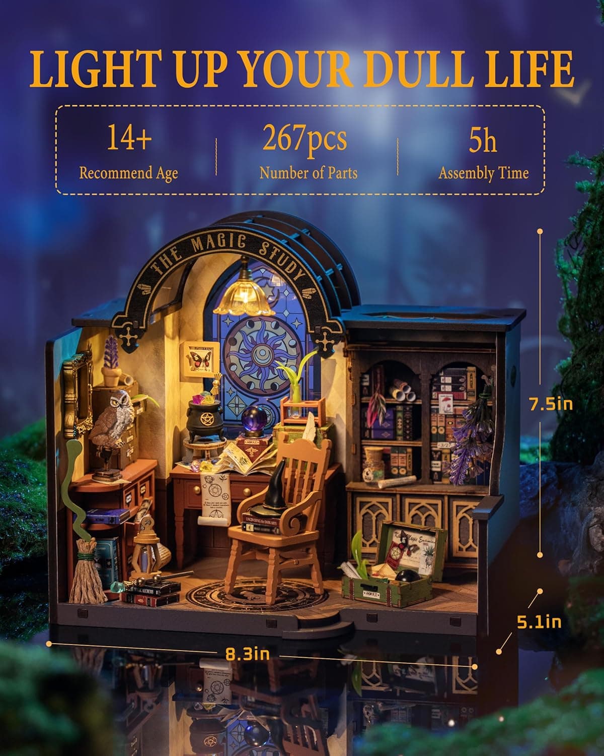 DIY Miniature House Kit: Magic Study - image 13