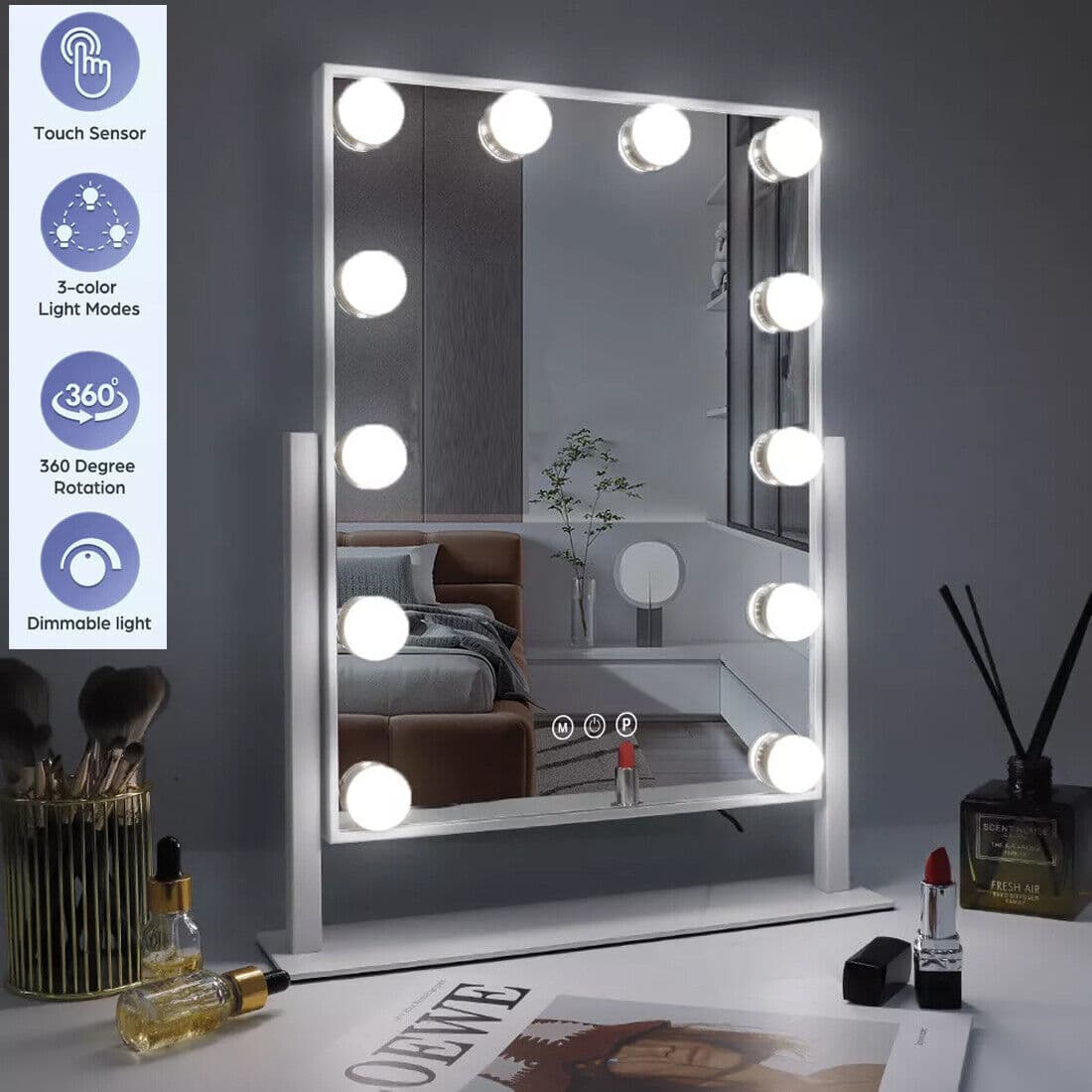Transform Your Routine with this Hollywood LED Vanity Mirror - image 13