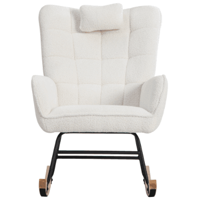 Discover Effortless Comfort in the Villalta Home White Rocking Chair - image 10