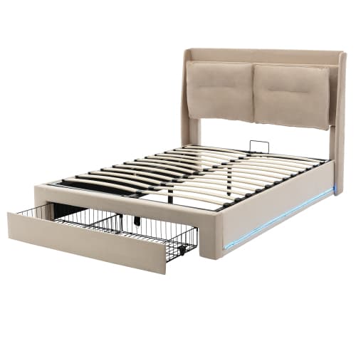 Transform Your Bedroom with this Premium Velvet Storage Bed - image 25