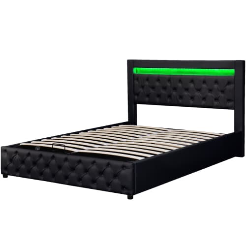 Transform Your Bedroom With This White LED Storage Bed - image 25