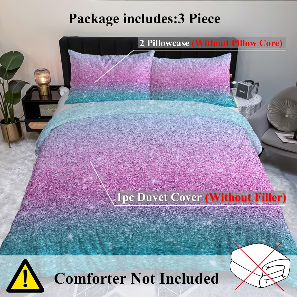 Ultra-Soft Brushed Microfibre Bedding Set - image 16