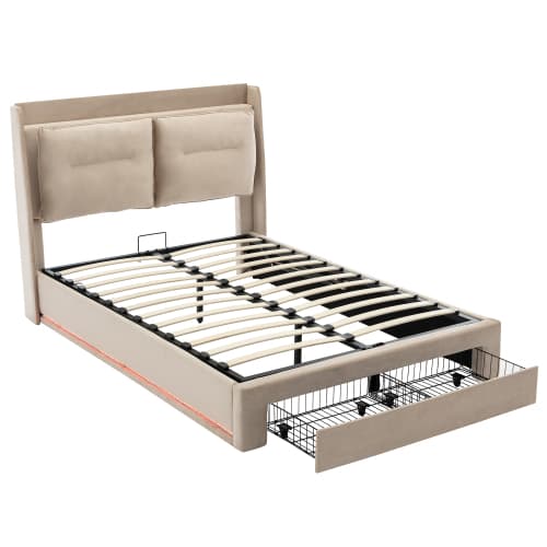 Transform Your Bedroom with this Premium Velvet Storage Bed - image 21
