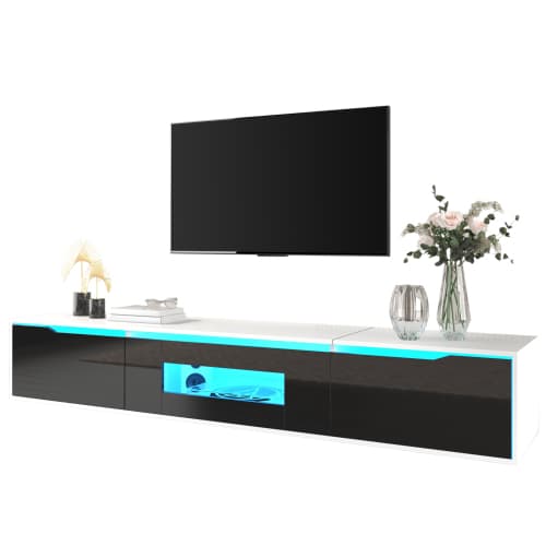 High Gloss TV Unit with Colour-Changing LED Lighting - image 12