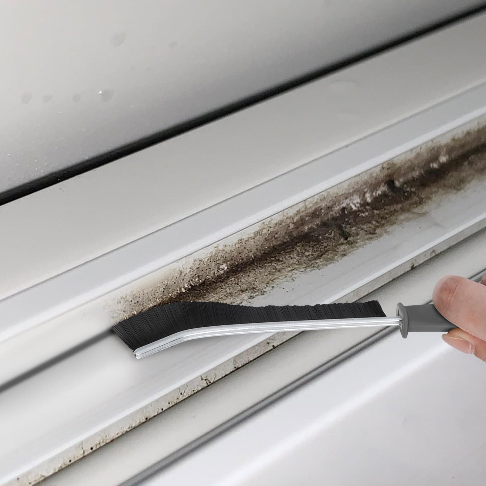 Hard Bristle Crevice Brushes for Grout, Tiles and Window Tracks - image 16