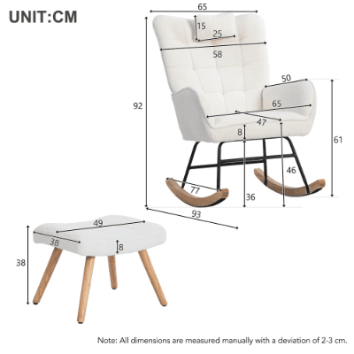 Discover Effortless Comfort in the Villalta Home White Rocking Chair - image 20