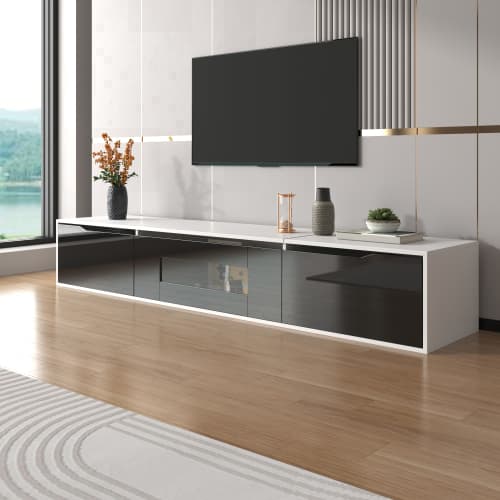 High Gloss TV Unit with Colour-Changing LED Lighting - image 21