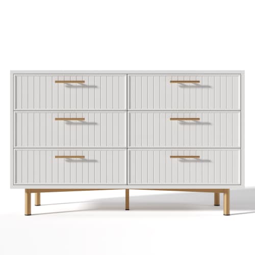 Discover Effortless Style with a Ribbed 6-Drawer Sideboard - image 12