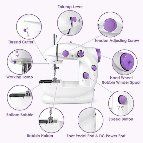 Transform Your Fabrics with this Portable Mini Sewing Machine - image 7
