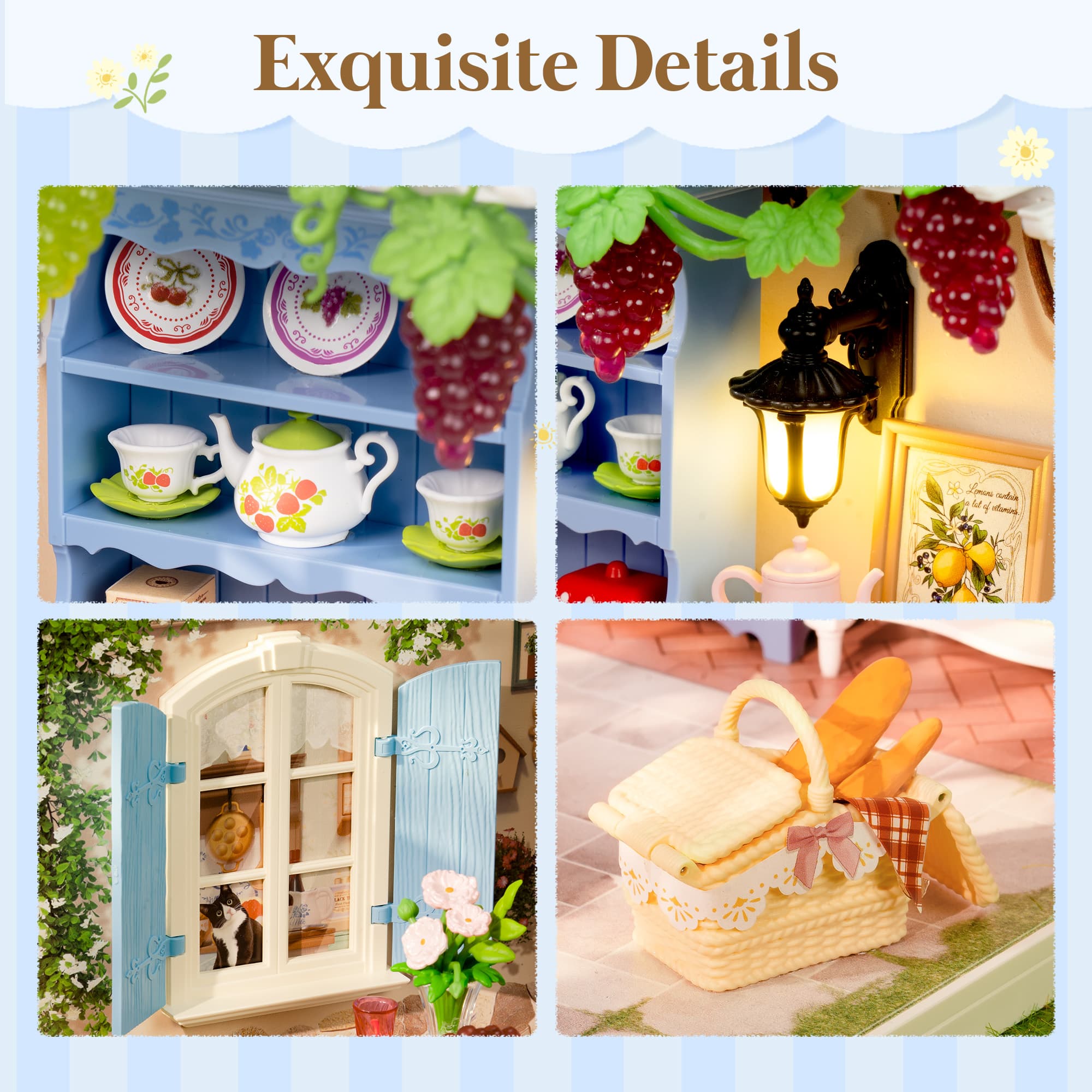 Transform Your Space with the Rolife Miniature Tea Room - image 18