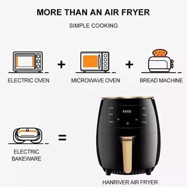 6-Litre Digital Air Fryer with Preset Cooking Modes - image 10