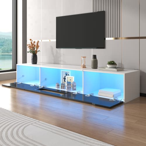 High Gloss TV Unit with Colour-Changing LED Lighting - image 18