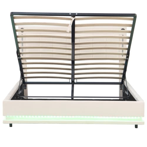 Smart LED Bed with Storage, Lights & USB Charging - image 14
