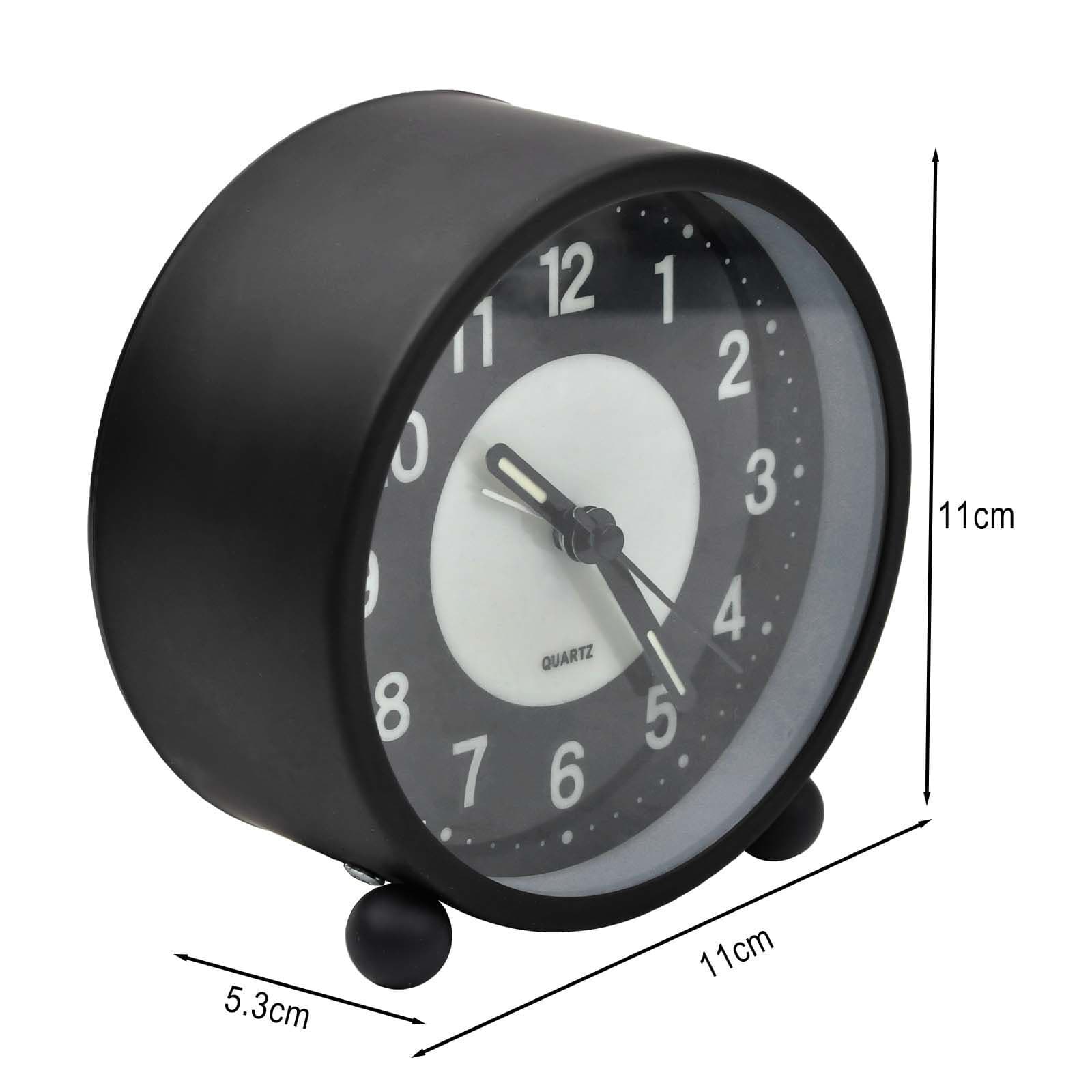 Non-Ticking Bedside Alarm Clock with Glow-in-the-Dark Dial - image 25