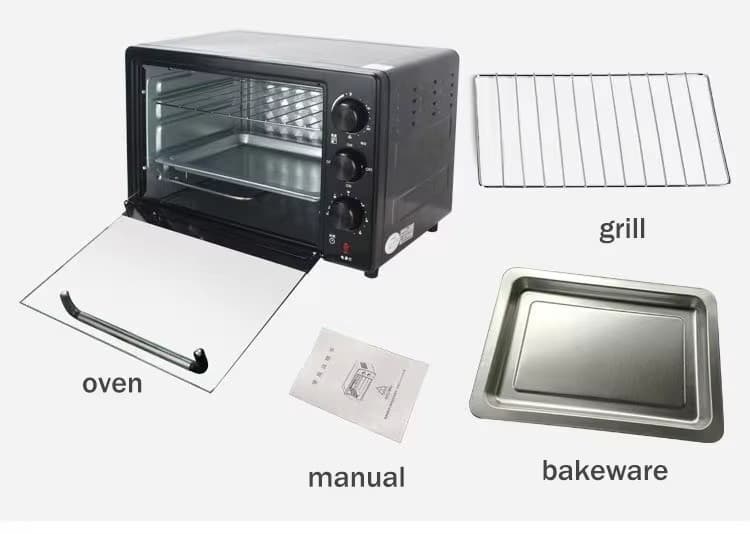 Effortless Countertop Cooking: 22L Electric Mini Oven & Grill - image 5