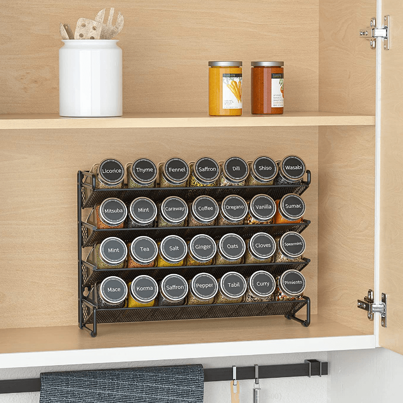 Transform Your Kitchen with this 4-Tier Metal Spice Rack - image 1