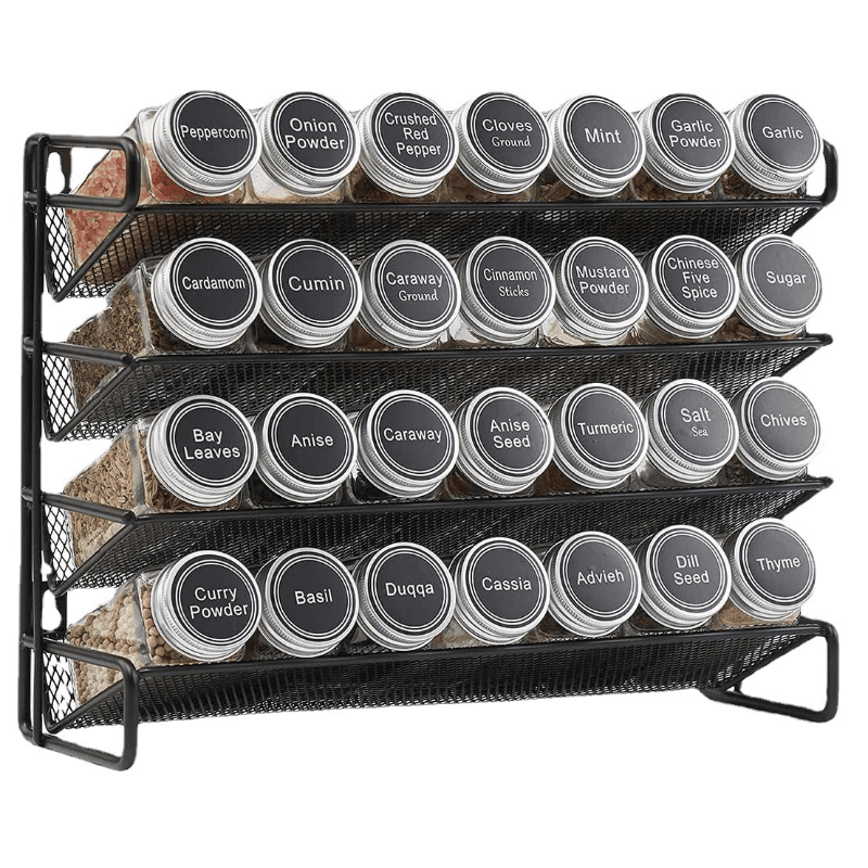 Transform Your Kitchen with this 4-Tier Metal Spice Rack - image 2