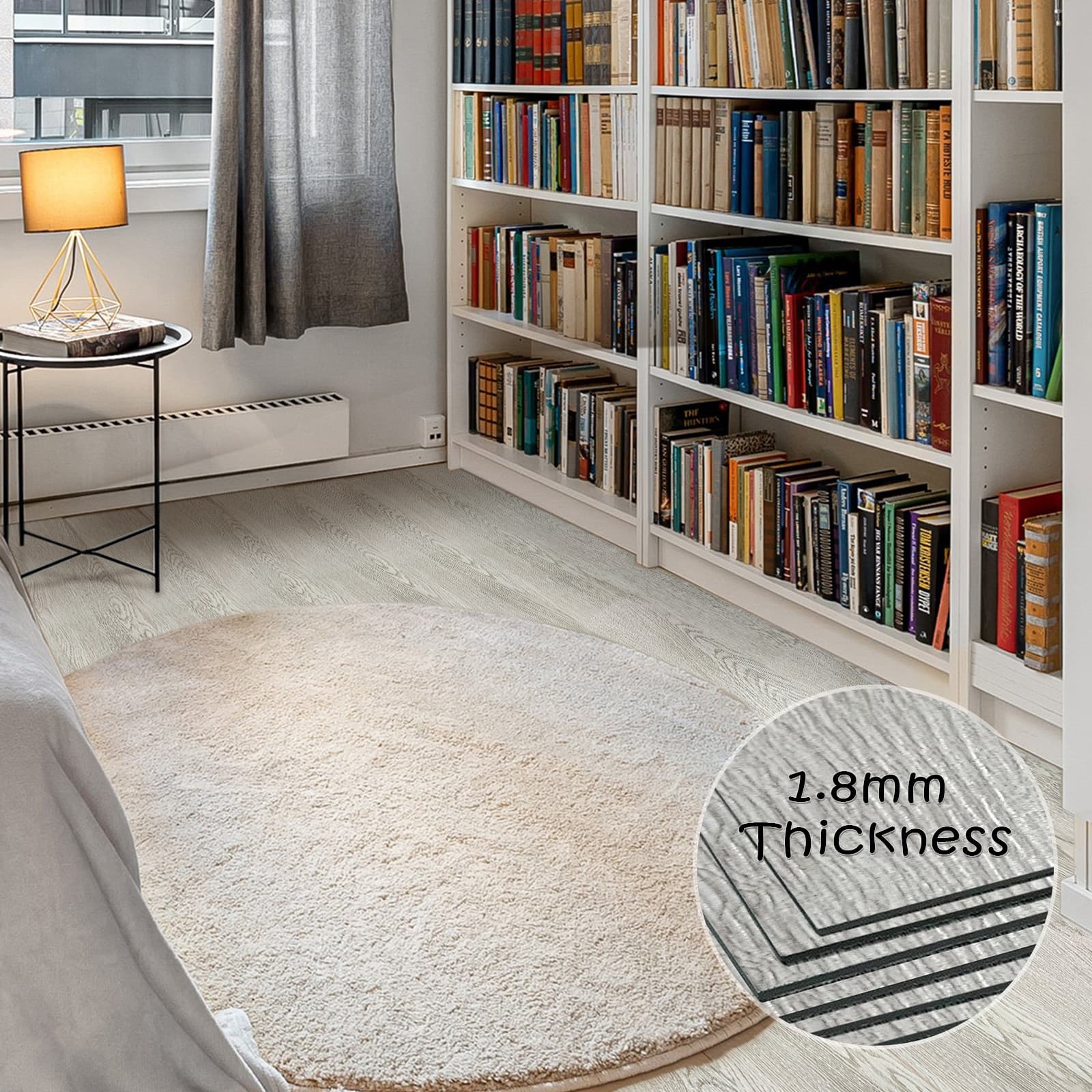 Wood Effect Peel & Stick Vinyl Flooring (5 sq m Coverage) - image 4