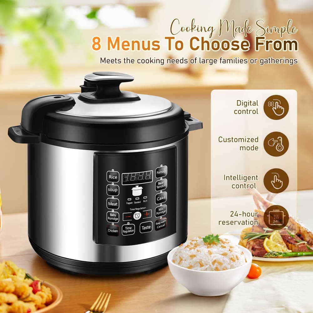 Transform Mealtime with the 6L 10-in-1 Electric Pressure Cooker - image 4