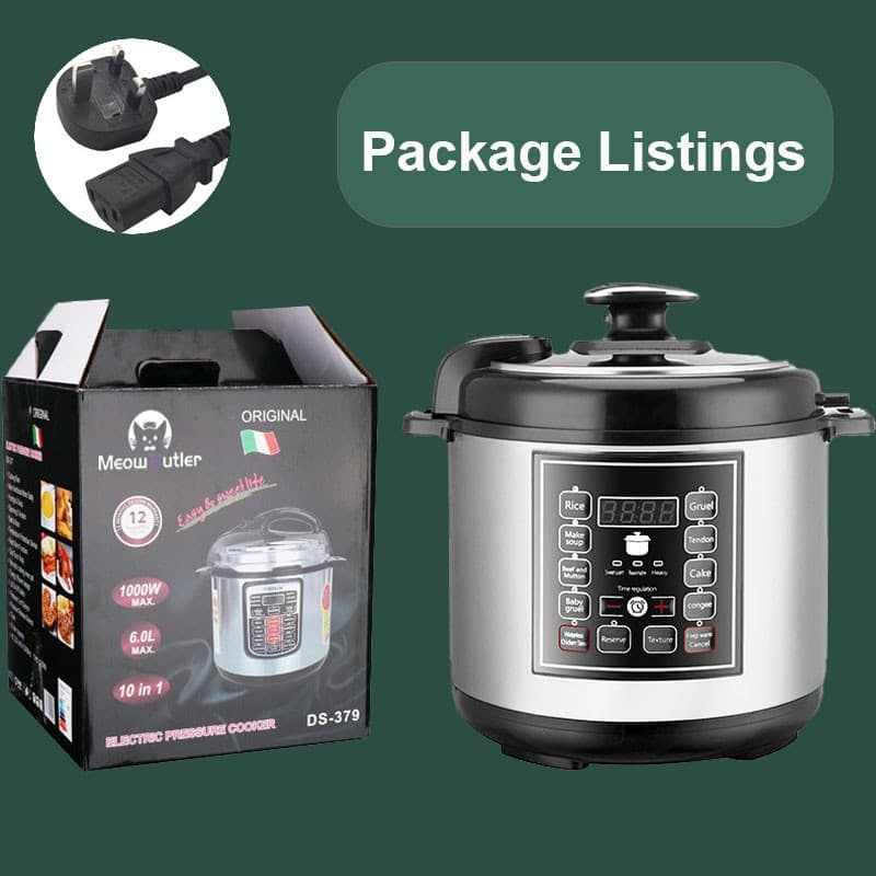 Transform Mealtime with the 6L 10-in-1 Electric Pressure Cooker - image 2