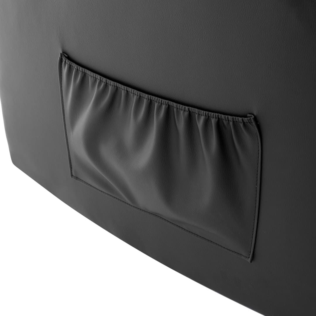 Adjustable Recliner Armchair in Black PU Leather - image 18