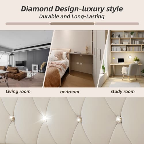 Upholstered Single Day Bed with Pull-Out Trundle and USB Charging - image 17